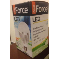 AMPUL 220V 7W - LEDLİ -GOLD FORCE