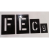 STENCIL LETTER SET A-Z & 0-9  50MM PLASTIC