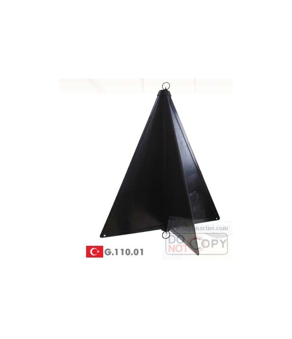 Black Conical Shape Plastic