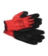 Gloves working cotton rubber-latex