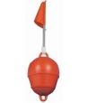 Pear-Shaped Buoy with Flag