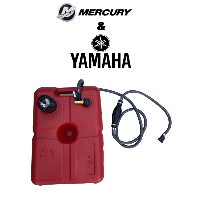 YAKIT TANKI GÖSTERGELİ 22L + YAKIT TRANSFER HORTUMU (YAMAHA-MERCURY)