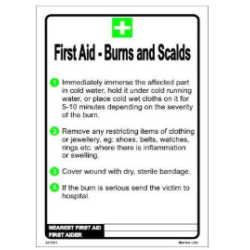 FIRST AID -BURNS AND SCALDS