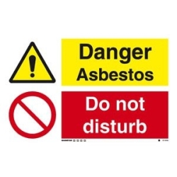 DANGER ASBESTOS HJ 20*30