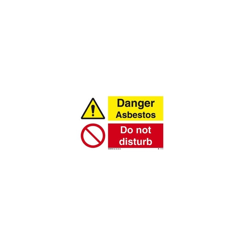 DANGER ASBESTOS HJ 20*30