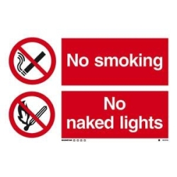 NO SMOKING-NO NAKED LIGHTS...