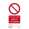 DO NOT USE EMPTY CYLINDER GD 15*75