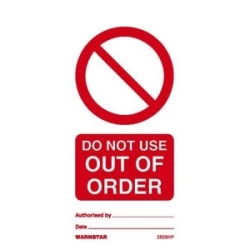 DO NOT USE OUT OF ORDER GD...