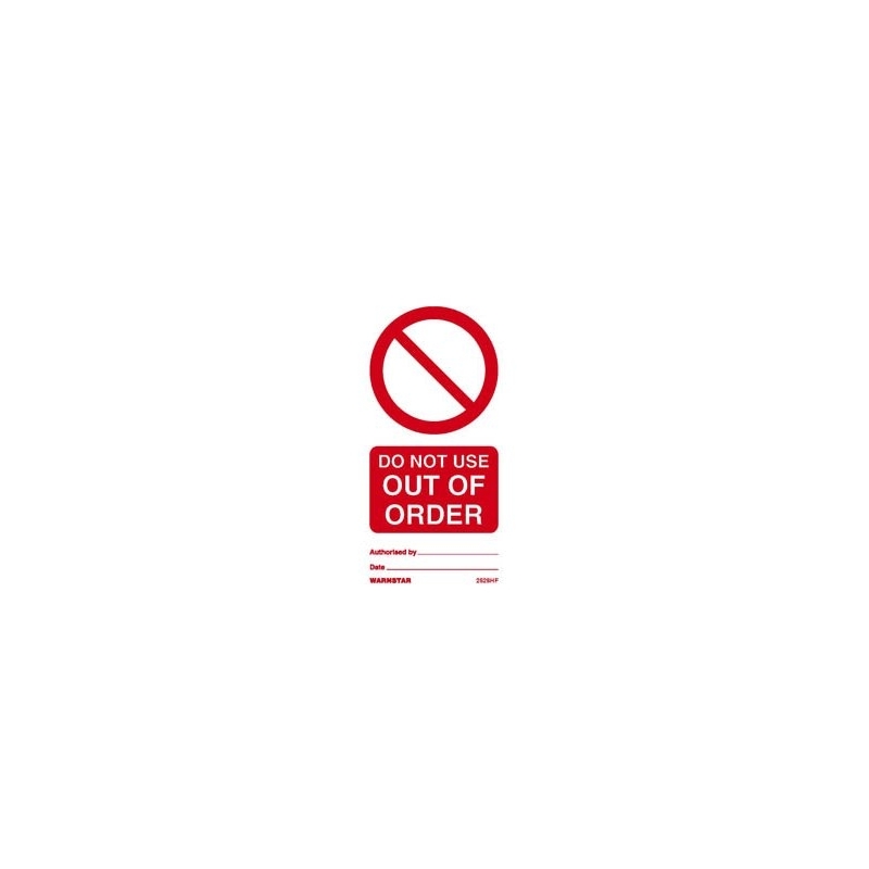 DO NOT USE OUT OF ORDER GD 15*75