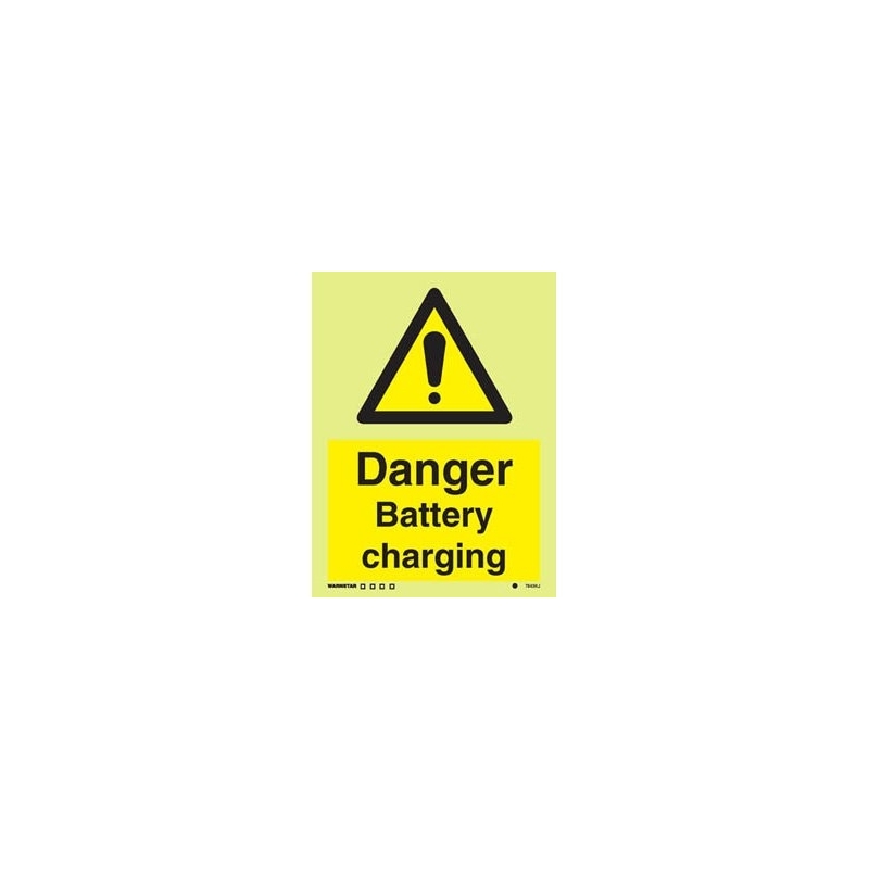 DANGER BATTERY CHARGING HG 20*15