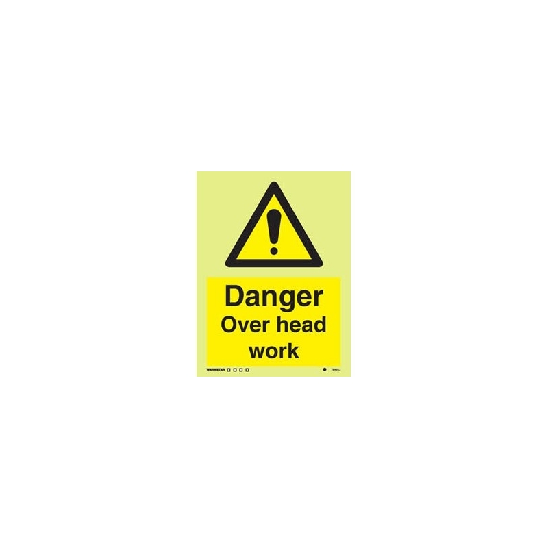 DANGER OVERHEAD WORKING HG 20*15