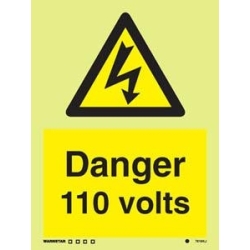 DANGER 110 VOLTS HG 20*15