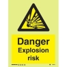 CAUTION EXPLOSION RISK HG 20*15