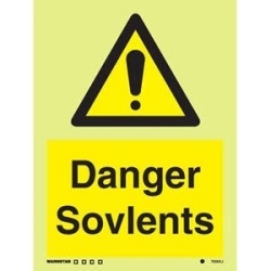 DANGER SOLVENTS HG 20*15