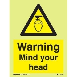 WARNING MIND YOUR HEAD HG...