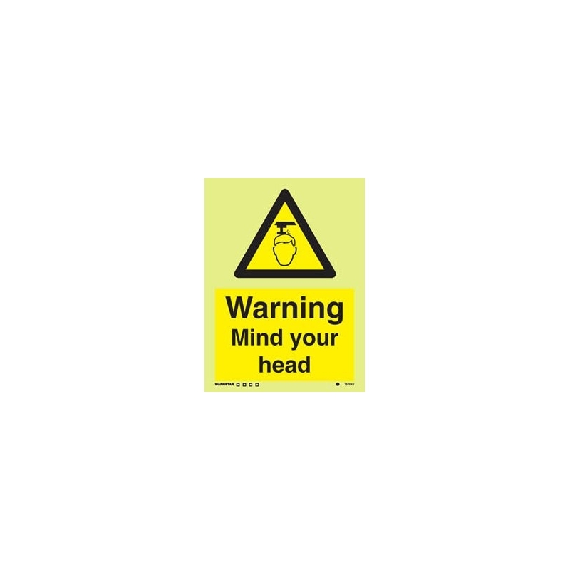 WARNING MIND YOUR HEAD HG 20*15