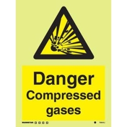 DANGER COMPRESSES GASES HG...