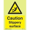 CAUTION SLIPPERY SURFACE HG 20*15