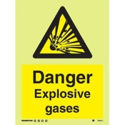 CAUTION EXPLOSIVE GASES HG...