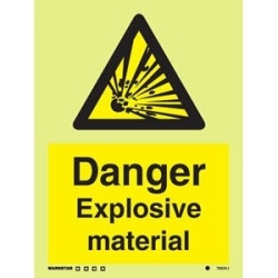 DANGER EXPLOSIVE MATERIAL...