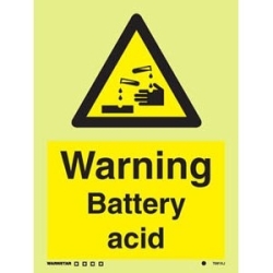 DANGER BATTERY ACID HG 20*15