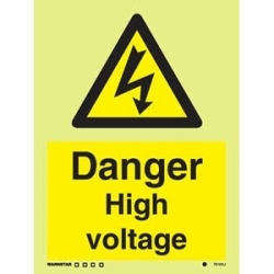 DANGER HIGH VOLTAGE HG 20*15