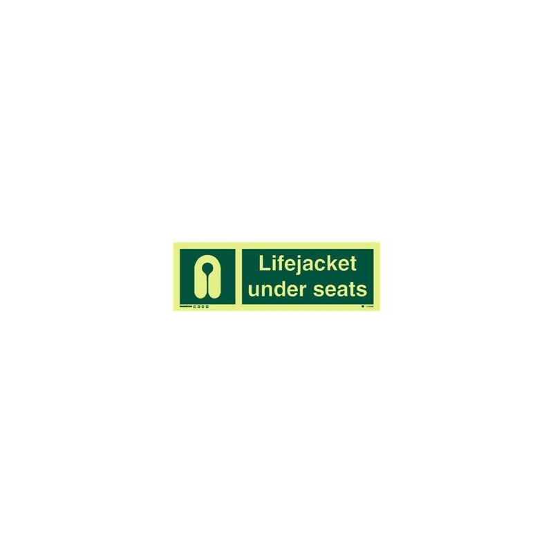 LIFEJACKETS UNDER SEATS IG 25*15