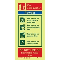 FIRE EXTINGUISHER POWDER HE...