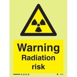 CAUTION RADIATION RISK HG...