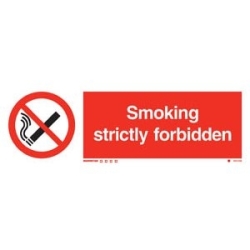 SMOKING STRICTLY FORBIDDEN...