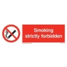 SMOKING STRICTLY FORBIDDEN EJ 10*30