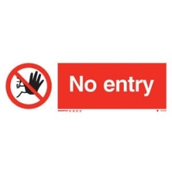 NO ENTRY EJ 10*30