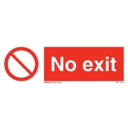 NO EXIT EJ 10*30