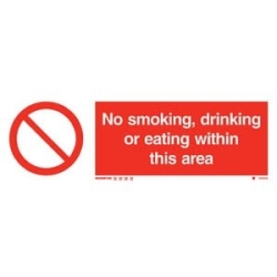 NO SMOKING DRINKING OR...