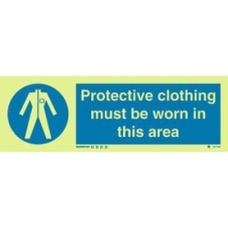 PROTECTIVE CLOTHING MUST BE...