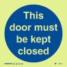 THİS DOOR MUST BE KEPT CLOSED GG 15*15