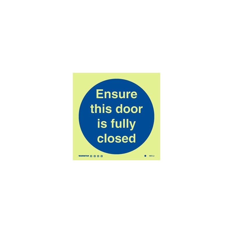 ENSURE THIS DOOR IS FULLY CLOSED GG 15*15