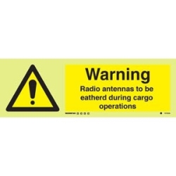 WARNING RADIO ANTENNAS EJ...