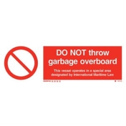 DO NOT THROW GARBAGE...