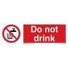 DO NOT DRINK EJ 10*30