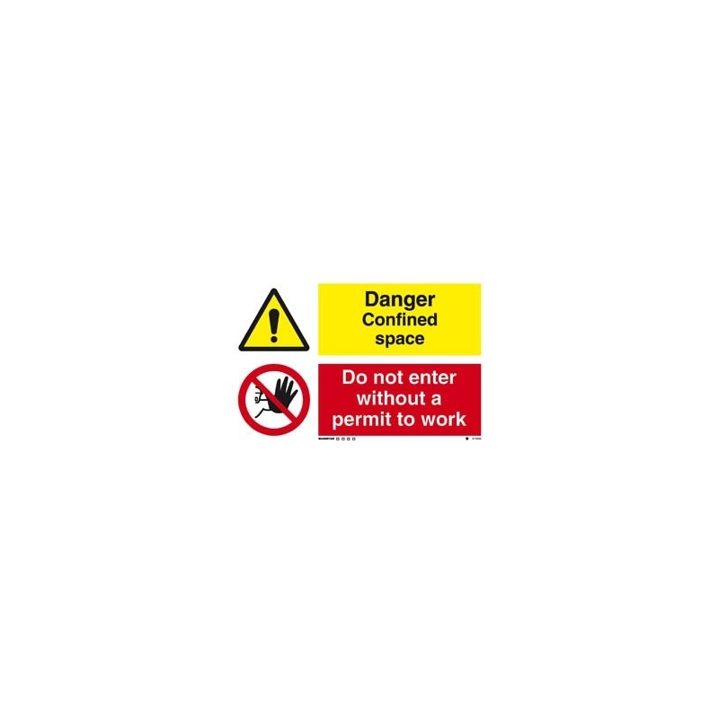 DANGER CONFINED SPACE HJ 20*30