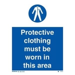 PROTECTIVE CLOTHING MUST BE...