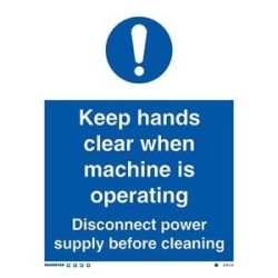 KEEP HANDS CLEAR WHEN...