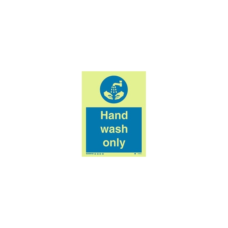 HAND WASH ONLY HG 20*15