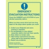 EMERGENCY EVACUATION INSTRUCTIONS HG 20*15